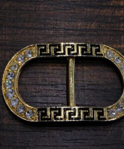 Τόκα μεταλλική με στράς 2cm κωδ.195