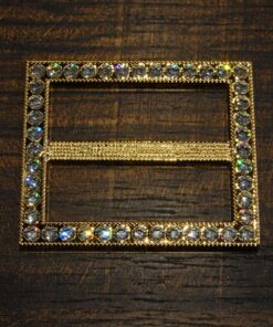 Τόκα πλαστική με στράς 4cm κωδ.196