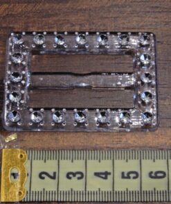 Alternative view of Τόκα πλαστική με στράς 4cm κωδ.202