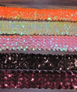 Τρέσα ελαστική με παγιέτα 4cm κωδ.212