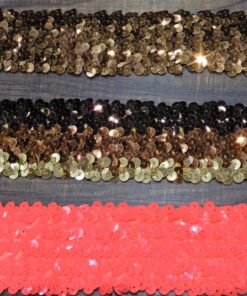 Alternative view of Τρέσα ελαστική με παγιέτα 5cm κωδ.213