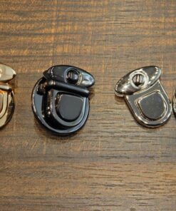 Κούμπωμα μεταλλικό τύπου vintage για πλεκτή τσάντα