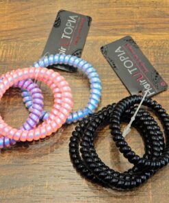 Λαστιχάκια μαλλιών καλώδιο 4τμχ