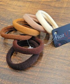 Λαστιχάκια μαλλιών υφασμάτινα 6τμχ
