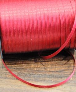 Σατέν κορδέλα μπορντώ 6mm 1000μέτρα