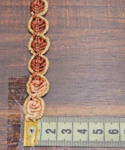 Alternative view of Τρέσα με χρυσοκλωστή 1,5cm κωδ.224