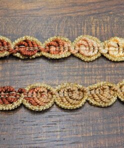 Τρέσα με χρυσοκλωστή 1,5cm κωδ.224