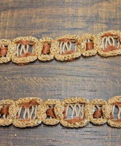 Τρέσα με χρυσοκλωστή 1,5cm κωδ.225