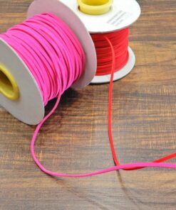 Κορδόνι πλακέ τύπου σουέτ 3mm τόπι 50μέτρων