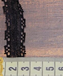 Alternative view of Δαντέλα ελαστική μαύρη 1,5cm κωδ.226