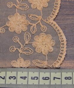 Alternative view of Δαντέλα βαμβακερή με τούλι 7cm κωδ.229