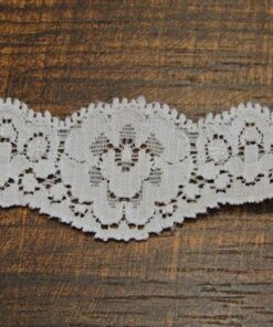 Δαντέλα ελαστική άσπρη 2,5cm κωδ.230