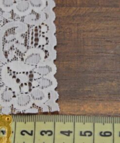 Alternative view of Δαντέλα ελαστική άσπρη 3cm κωδ.231