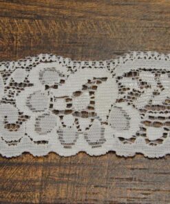 Δαντέλα ελαστική άσπρη 3cm κωδ.231