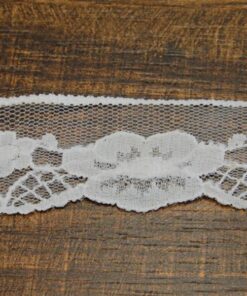 Δαντέλα νάιλον άσπρη 3cm κωδ.235