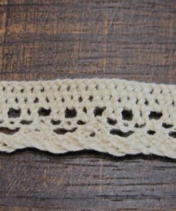 Δαντέλα βαμβακερή μπέζ 2cm κωδ.236