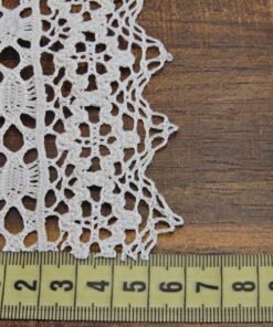 Alternative view of Δαντέλα φλός άσπρη 6cm κωδ.238