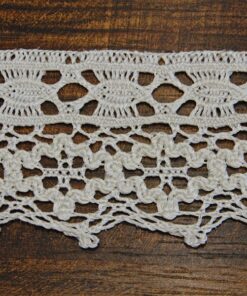 Δαντέλα φλός άσπρη 6cm κωδ.238