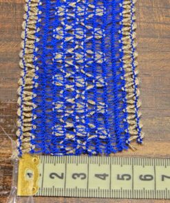 Alternative view of Τρέσα πλεκτή με χρυσοκλωστή 5,5cm κωδ.249