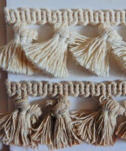 Τρέσα βαμβακερή με φουντάκι 3,5cm ΚΒ-172