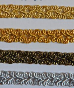 Τρέσα από χρυσοκλωστή 1cm ΧΡ-541