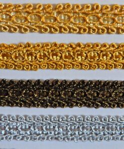 Σιρίτι επίπλων από χρυσοκλωστή 1,5cm ΧΡ-507