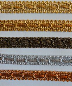 Τρέσα από χρυσοκλωστή 1cm ΧΡ-543