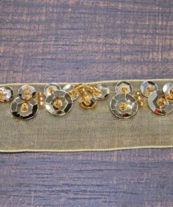 Τρέσα οργαντίνα με παγιέτα 3cm κωδ.256