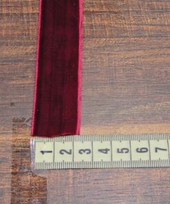 Alternative view of Κορδέλα βελούδο 2,5cm βυσσινί