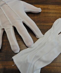 Alternative view of Γάντια παρέλασης λευκά ελάνκα one size