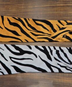 Γάντια βελουτέ animal print 45cm