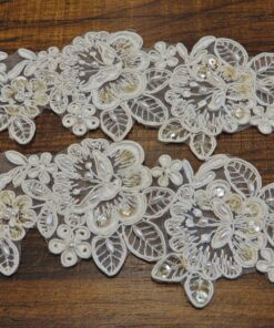 Μοτίφ κεντημένο με πέρλες και παγιέτες 23cm