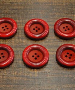 Κουμπί πλαστικό μπορντώ 28mm