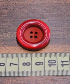 Alternative view of Κουμπί πλαστικό μπορντώ 28mm