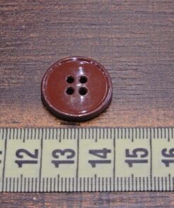 Alternative view of Κουμπί πλαστικό σοκολά 20mm 10τμχ