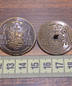 Alternative view of Κουμπί μεταλλικό 33mm 6τμχ