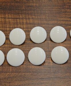 Κουμπί πλαστικό ιβουάρ 21mm 10τμχ