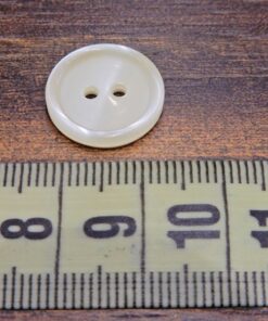 Alternative view of Κουμπί πλαστικό εκρού 16mm 10τμχ