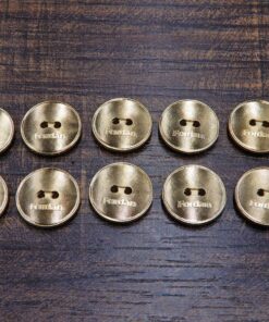 Κουμπί πλαστικό χρυσό 16mm 10τμχ