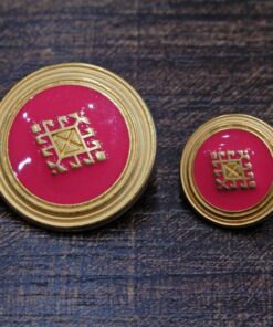 Κουμπί μεταλλικό 6τμχ