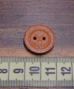 Alternative view of Κουμπί δερμάτινο ταμπά 20mm 6τμχ