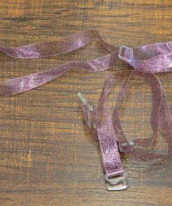 Τιράντες σιλικόνης με μώβ γκλίτερ