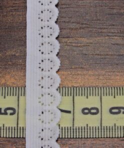 Alternative view of Λάστιχο 12mm άσπρο με σχέδιο κωδ.268