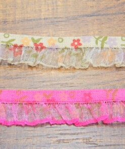 Τρέσα ελαστική 1,5cm φλοράλ κωδ.269