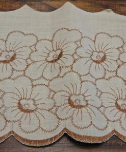 Δαντέλα βαμβακερή εκρού 18cm κωδ.281