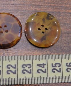 Alternative view of Κουμπί πλαστικό ταρταρούγα με δύο όψεις 23mm 6τμχ