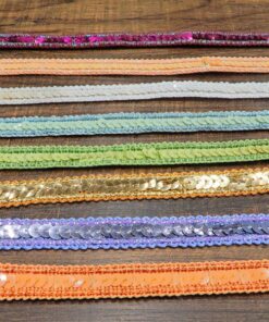 Alternative view of Τρέσα με παγιέτα 1cm κωδ.285