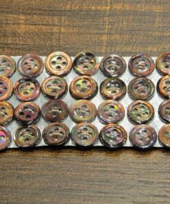 Κουμπί πουκαμίσου από όστρακο σε καρτέλα 36τμχ