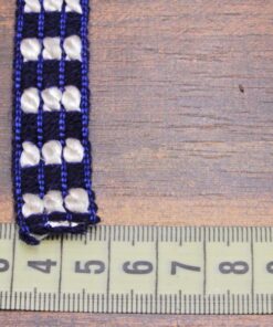 Alternative view of Τρέσα μάλλινη με φλός 1,5cm κωδ.289