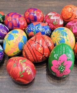 Alternative view of Αυγά ξύλινα πολύχρωμα